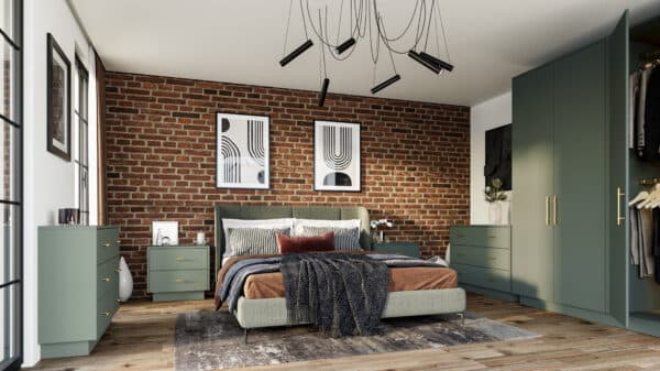 Zurfiz Serica Matt Sage Green furniture collection