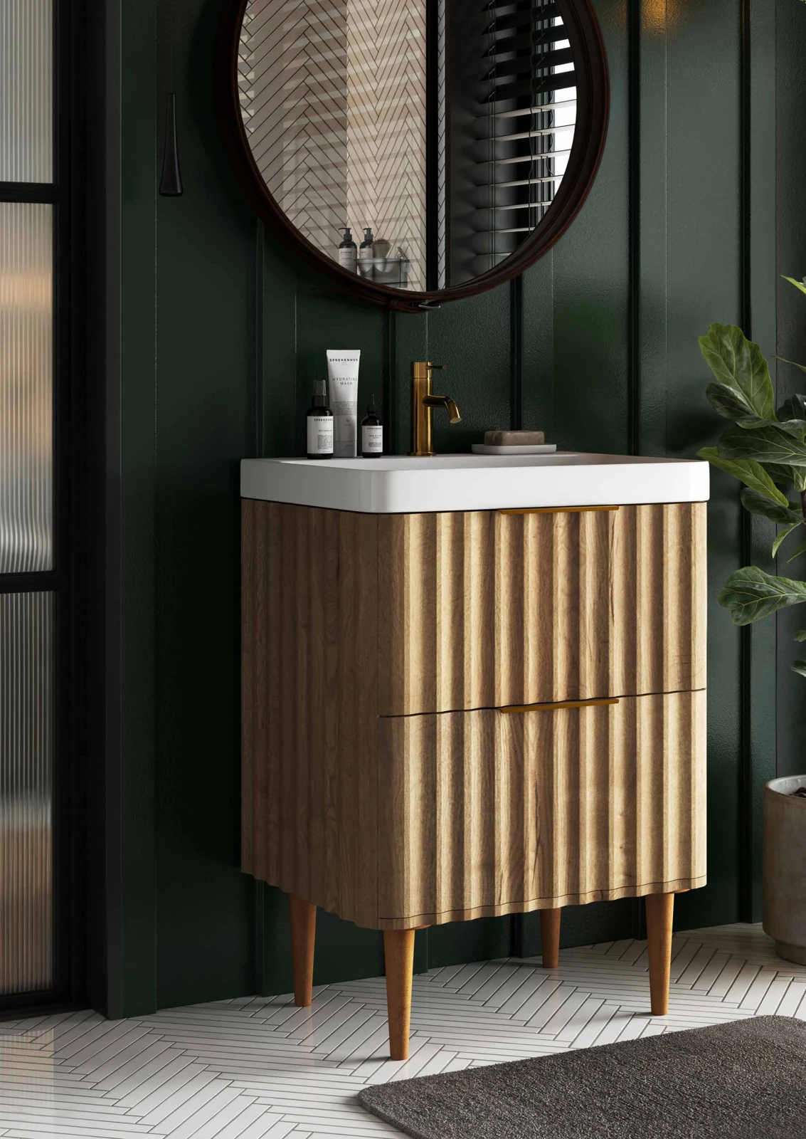 Alan T Carr ada fluted furniture