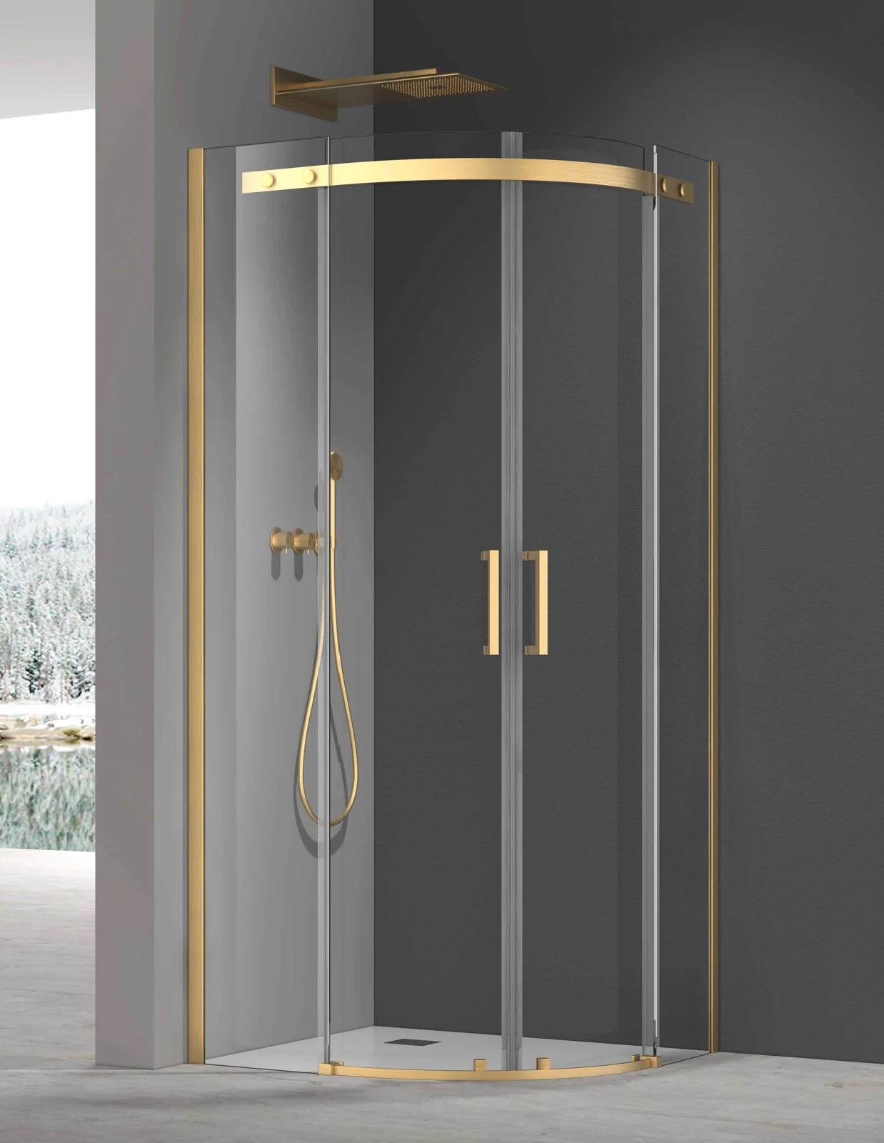 Alan T Carr shower enclosure