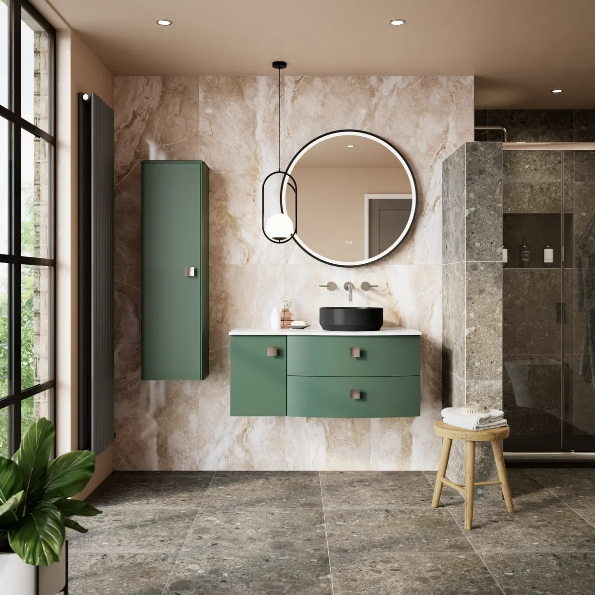 Hudson Reed bathroom furniture setting