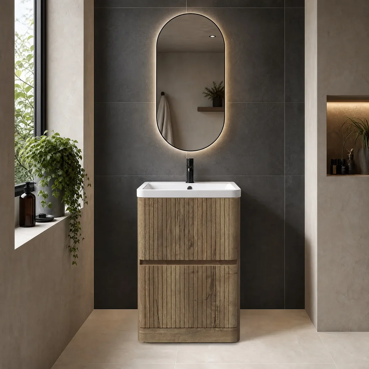 Nuie Lux modern bathroom styling