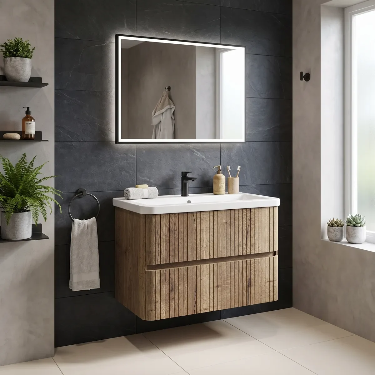Nuie Lux furniture and basin detail