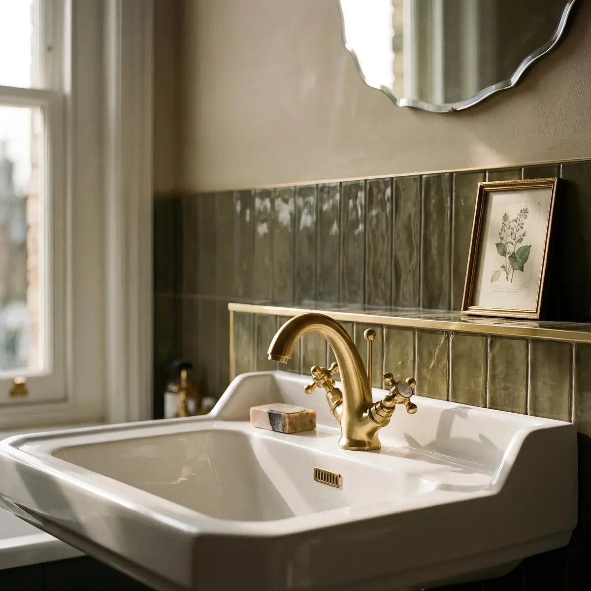 Old London brassware detail